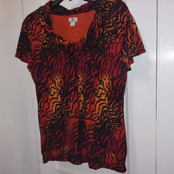 Worthington Top Vibrant Red/Rust/Amber - Picture 15 of 15